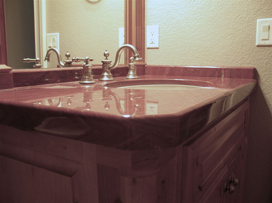 copper colored granite